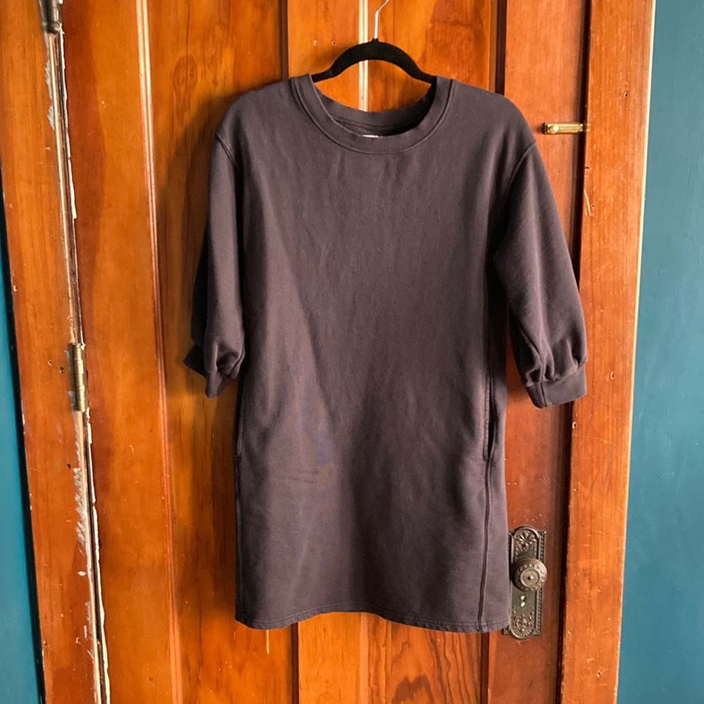 Pact Essential Puff-Sleeve Dress